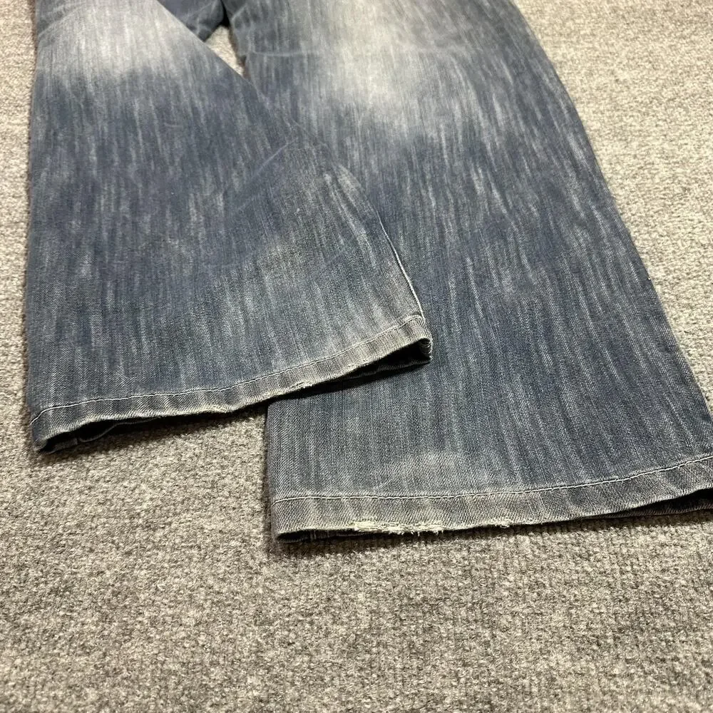 Southpole Wide Leg Jeans Mens 38 Blue Baggy Skate Relaxed Fit Denim Y2K VTG